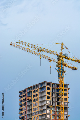 Construction of a residential complex.