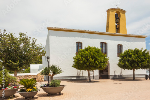 St Gertrudis de Fruitera church in Ibiza