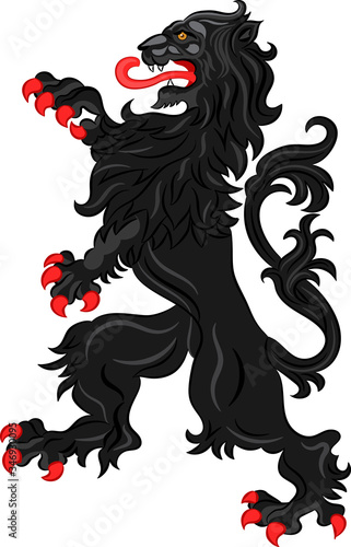 The rebels lion - the heraldic symbol