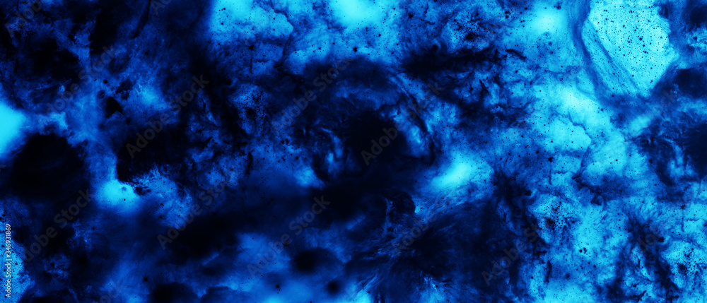 Obraz premium colorful sea blue absract background bg art wallpaper