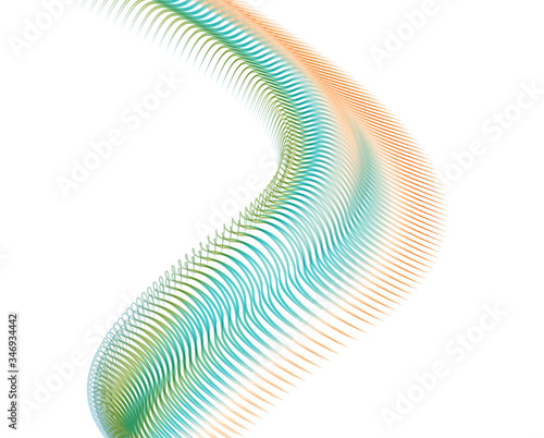 Abstract background blend wave line design for Wallpaper, Banner, Background, Card, Book Illustration, landing page