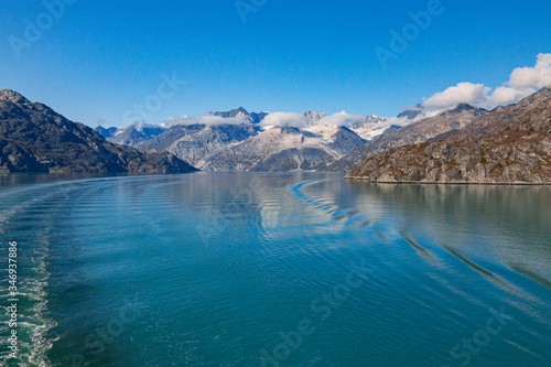 Alaska landscape. The beautiful nature of Alaska. Banner panorama. © rubchikova