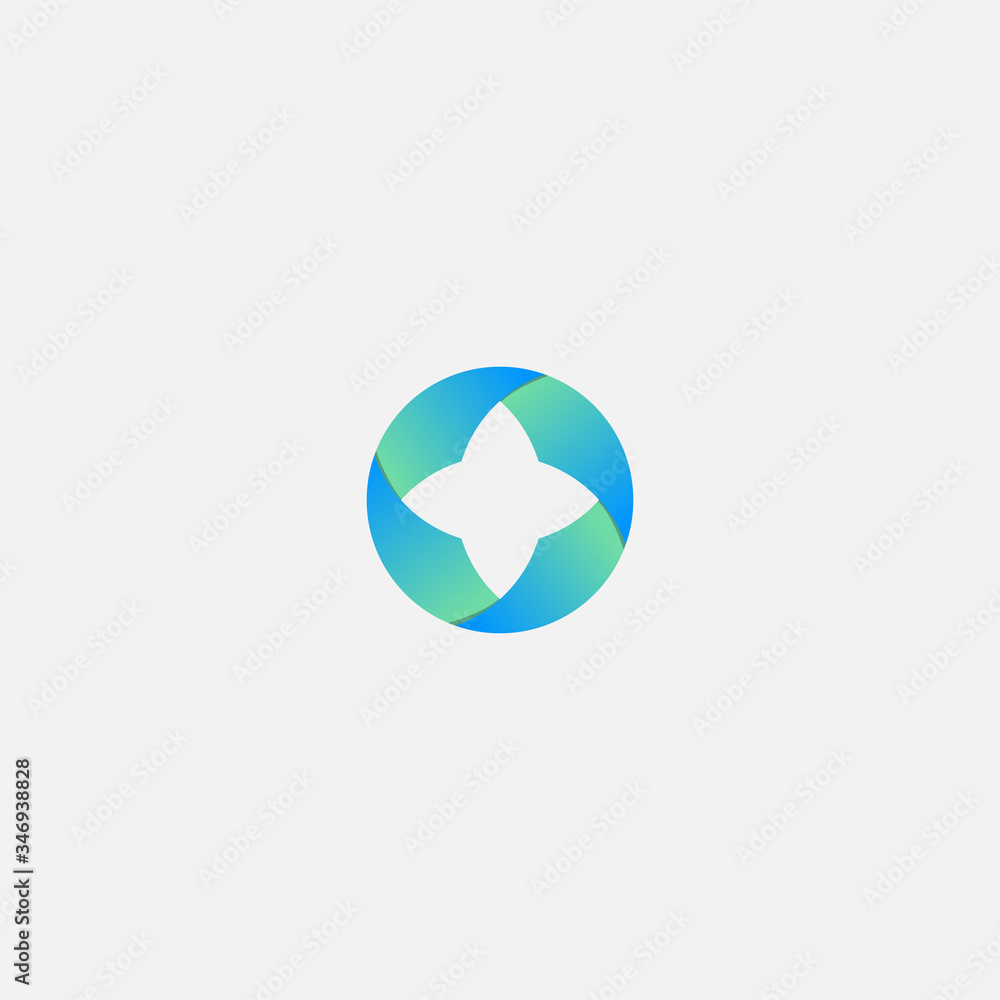 logo health symbol and circle with a simple design logo health symbol and circle with a simple design