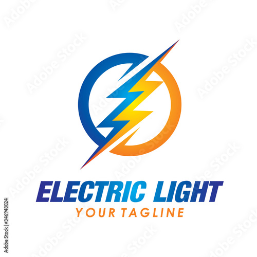 Flash Electric Logo Vector Bolt Energy Icon