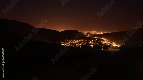 Sunset in the Oasis Huacachina