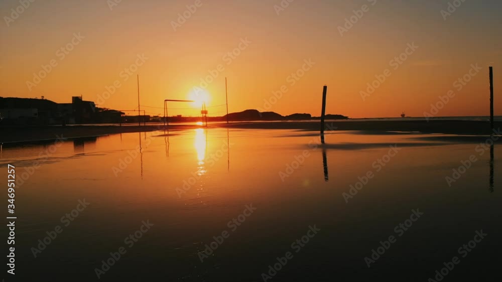Sunrise and Sunset drone shots of the coast of Indonesia and Thailand in 4K Sunrise and Sunset drone shots of the coast of Indonesia and Thailand in 4K