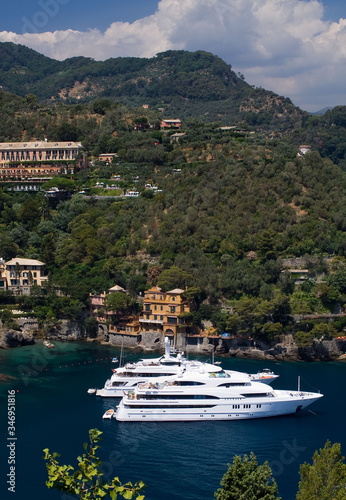 Jachty w Portofino, Włochy