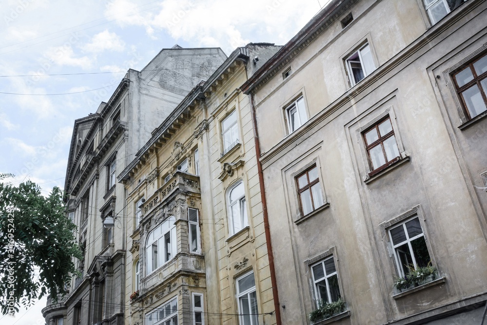 old building in the city of lviv