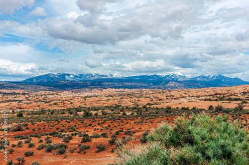 Henry Mountains from Capital Reef National Park 