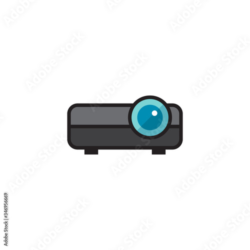 Projector icon design isolated on white background