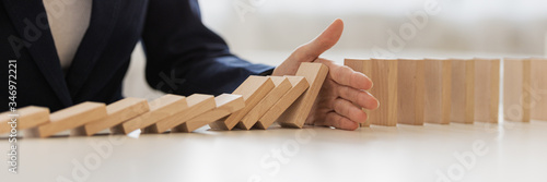 Photos Conceptual image of preventing financial and market depression