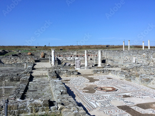 Ancient Roman archeological site