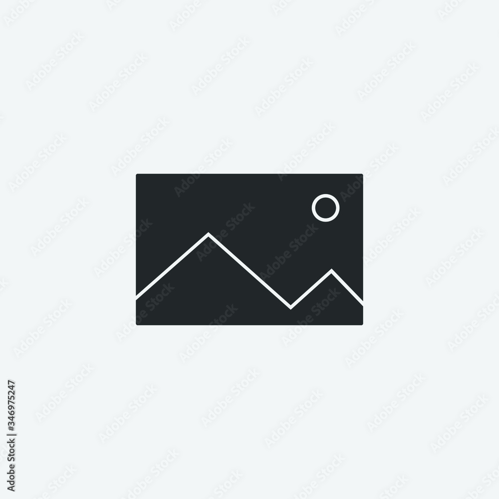 Image vector icon illustration sign Image vector icon illustration sign