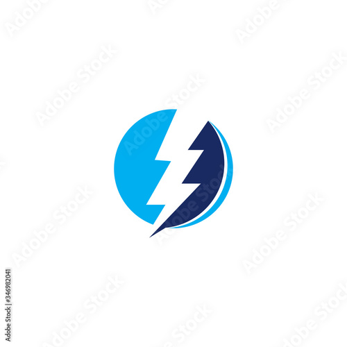 Free Download Lightning  Logo Template vector symbol - GFXLoad