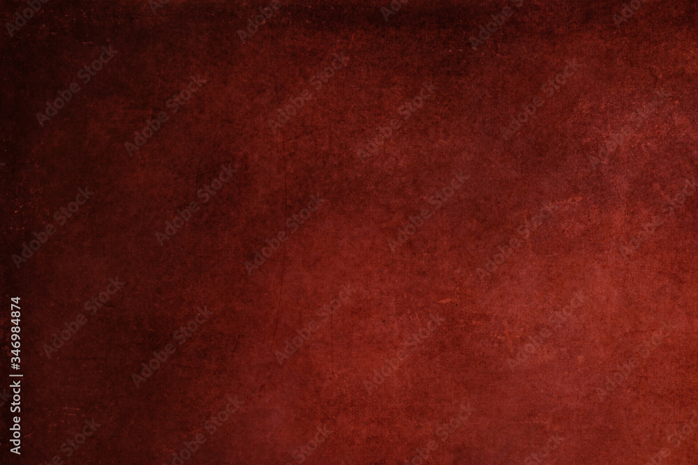Abstract red stained paper texture background or backdrop. Empty old red paperboard or grainy cardboard for decorative design element. Simple monochrome surface for journal template presentation. Abstract red stained paper texture background or backdrop. Empty old red paperboard or grainy cardboard for decorative design element. Simple monochrome surface for journal template presentation.