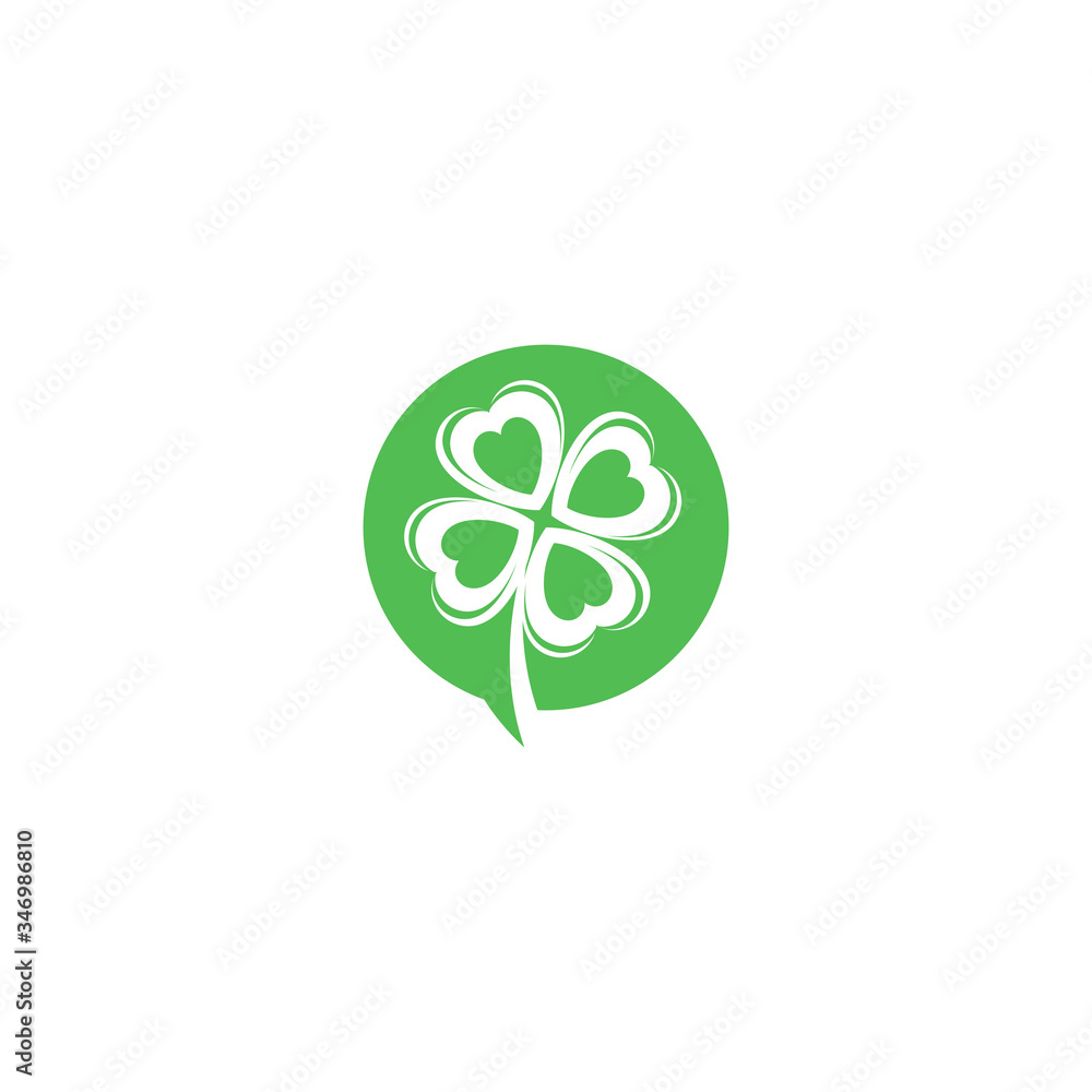 Shamrock Logo Template vector symbol Shamrock Logo Template vector symbol