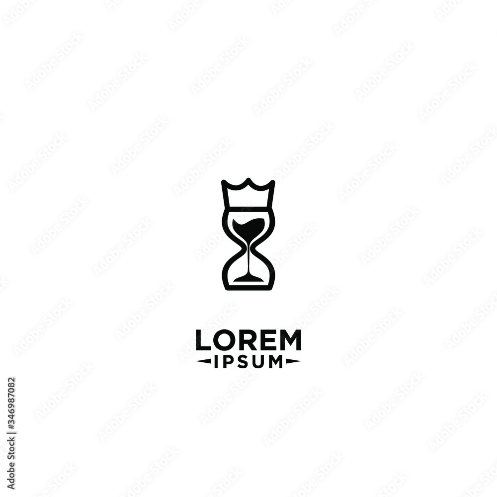 sand glass hour black logo icon design vector sand glass hour black logo icon design vector