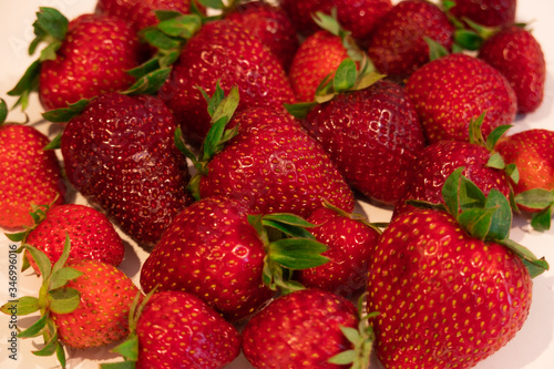 Strawberry on a white background