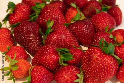 Strawberry on a white background