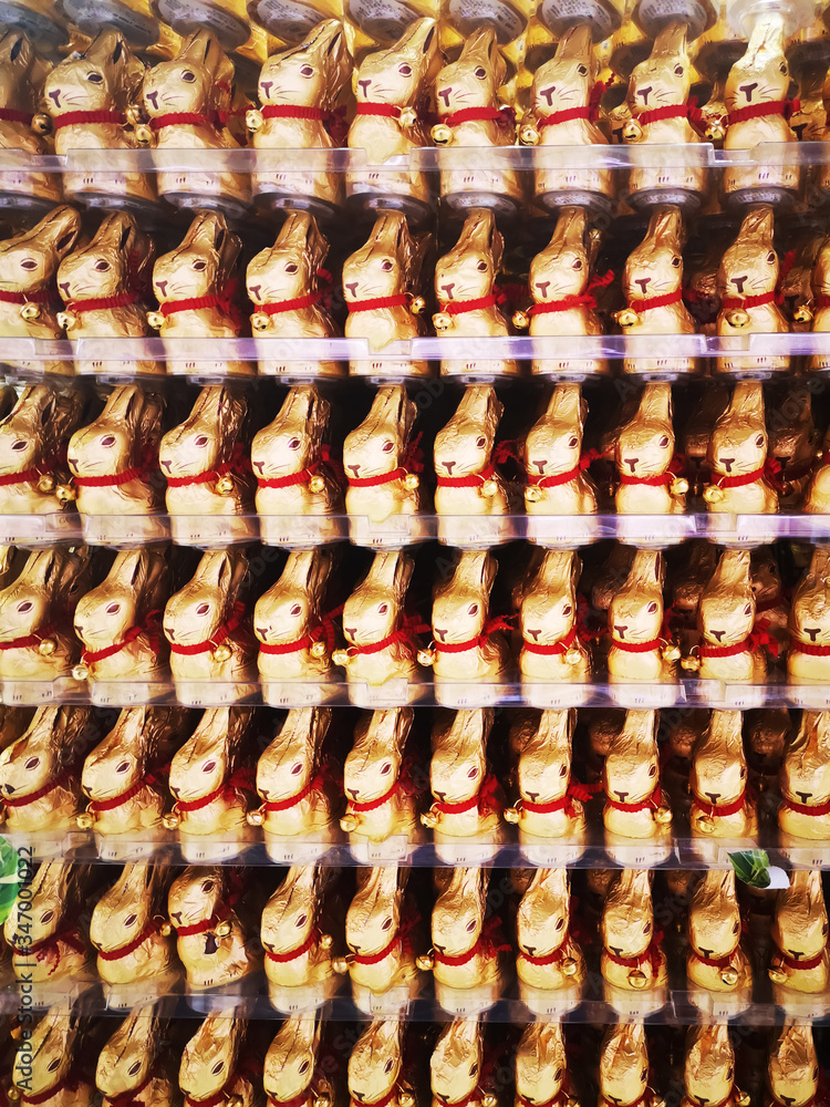 thousands of chocolate oster rabbits
thousands of chocolate oster rabbits