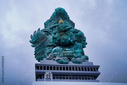 Patung Garuda Wisnu Kencana - a giant statue located in the park GWK Indonesia Bali and dedicated to the god Wisnu, flying on his riding bird Garuda