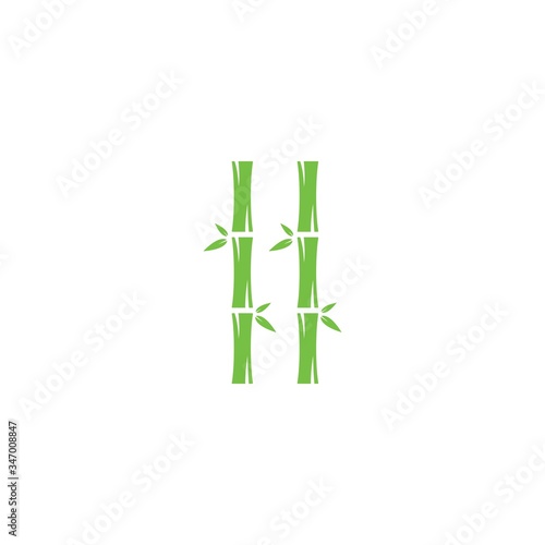 Wallpaper Mural Bamboo logo vector icon illustration Torontodigital.ca