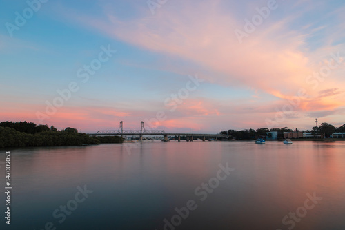 Sunset view at Parramatta River around Ryde area, Sydney, Australia. © AlexandraDaryl