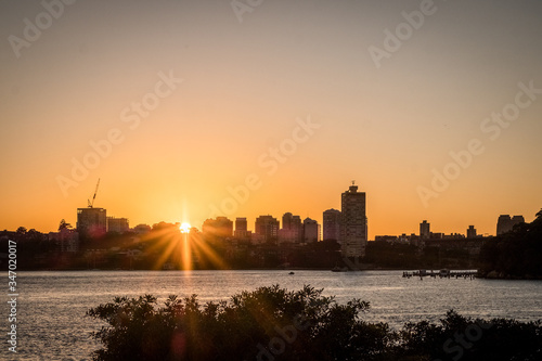 Sunrise over Sydney Harbour