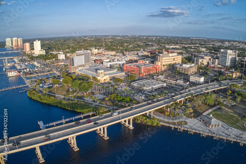 Aerial View of Downtown Fort Meyers, Florida © Jacob