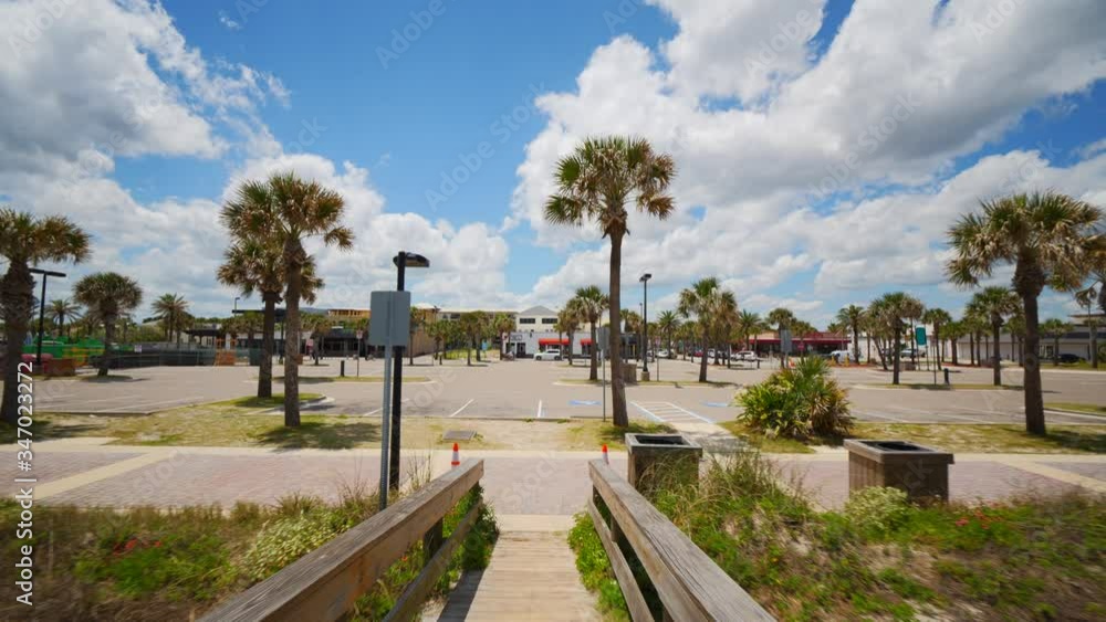Coronavirus Covid 19 closures Jacksonville Beach FL USA Coronavirus Covid 19 closures Jacksonville Beach FL USA
