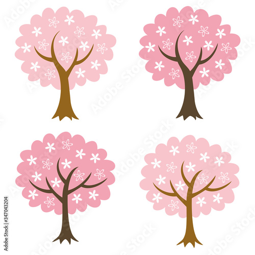 桜の木のデザイン © Triangle_studio