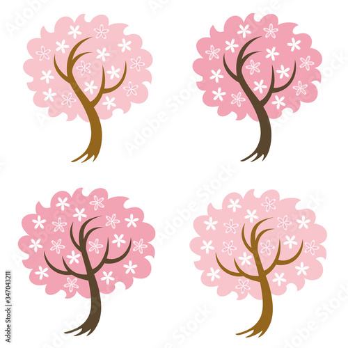 桜の木のデザイン