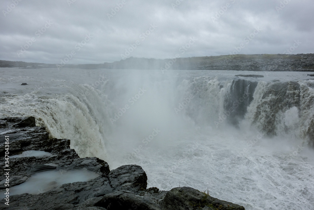 Selfoss waterfall in northern Iceland