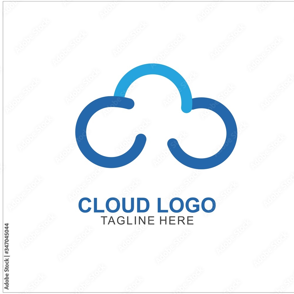 Cloud logo template Design Cloud logo template Design