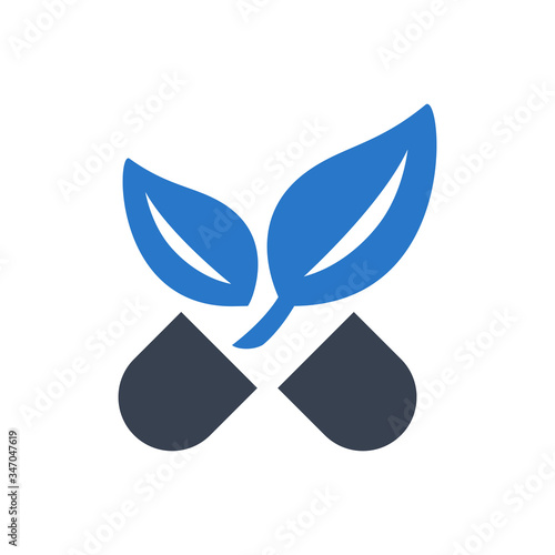 Herbal medicine icon