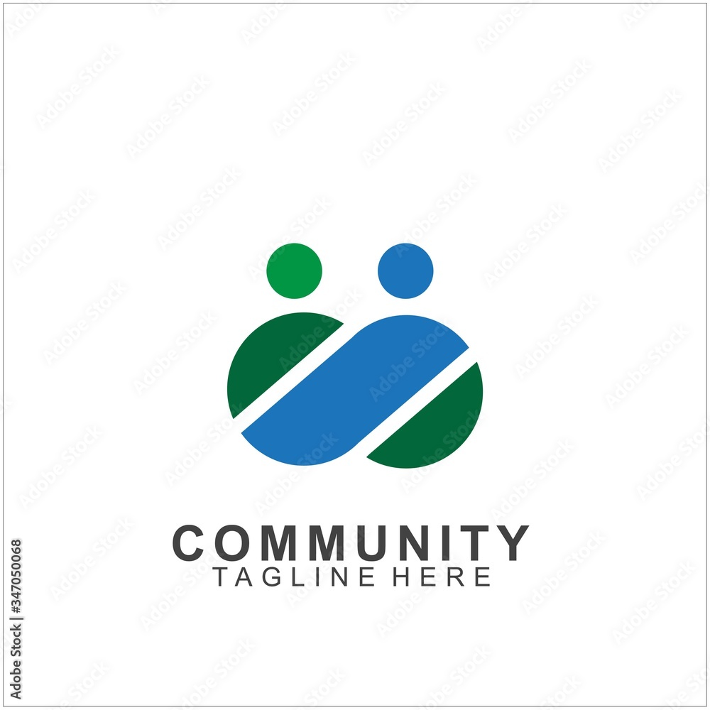 Team Work Logo Design. Social Network Family Friends icon Team Work Logo Design. Social Network Family Friends icon