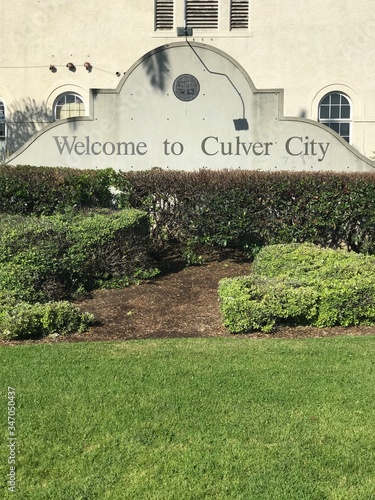 Culver City California Welcome SIgn