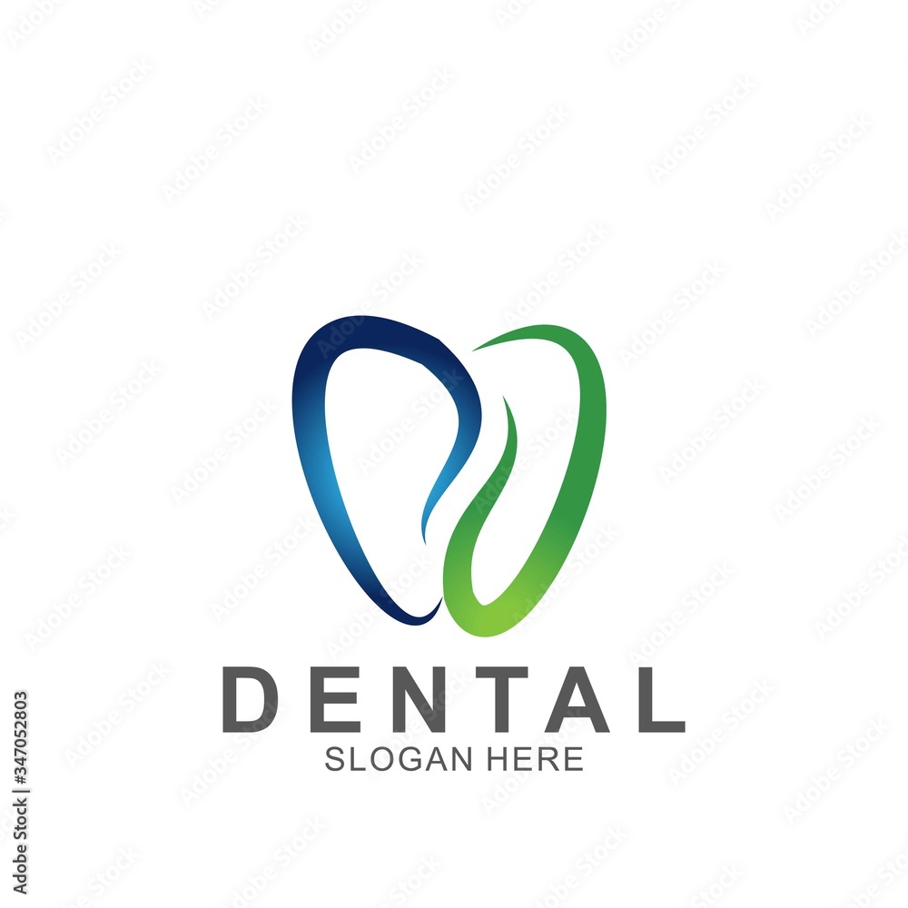 Dental Logo colorful Design template Dental Logo colorful Design template