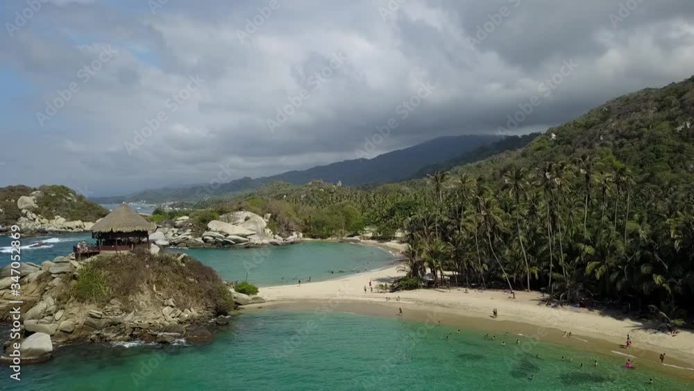 Tayrona park, San Juan del Guia beach, air traveling, Colombia Tayrona park, San Juan del Guia beach, air traveling, Colombia