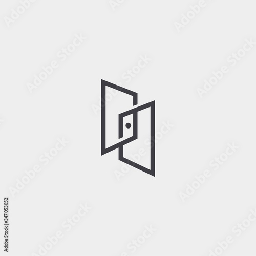 Premium door logo design