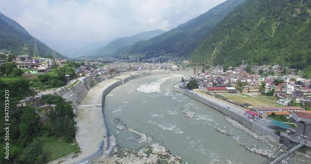 Pandemic disaster covid-19 , Coronavirus Lock down in India. Aerial views of empty pull . School closed due to lockdown . Aerials 4k Pandemic disaster covid-19 , Coronavirus Lock down in India. Aerial views of empty pull . School closed due to lockdown . Aerials 4k