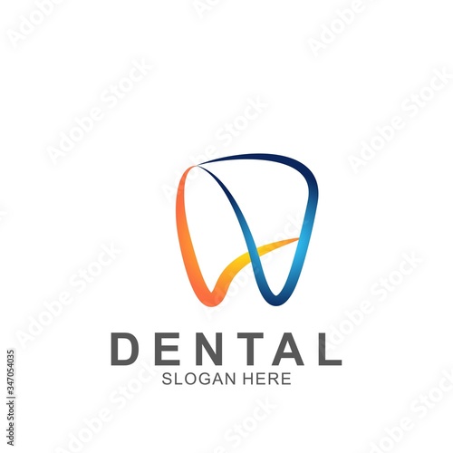 Dental Logo colorful Design template