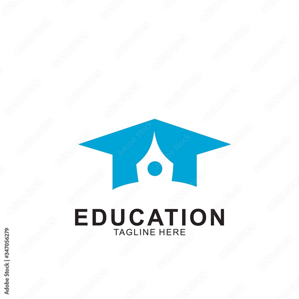 Education logo design with modern concept Education logo design with modern concept