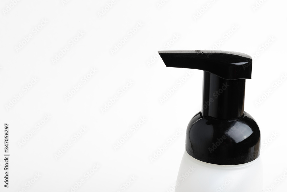 Top Cap Of Black & White Foam Hand Soap Pump Dispenser Top Cap Of Black & White Foam Hand Soap Pump Dispenser