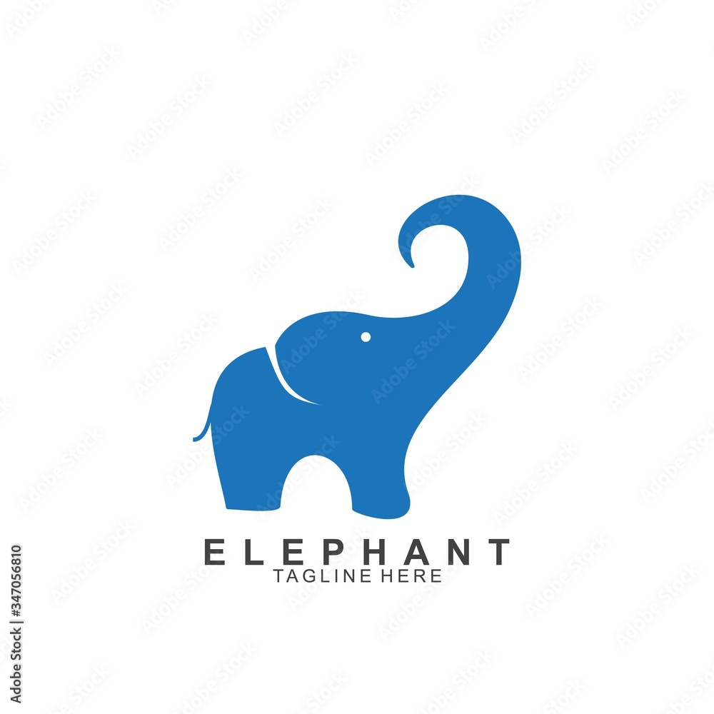 Obraz premium Elephant Logo Design with modern concept