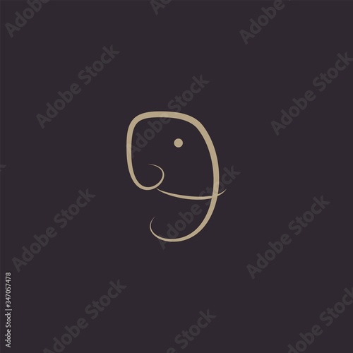 Elephant Logo Design with modern concept