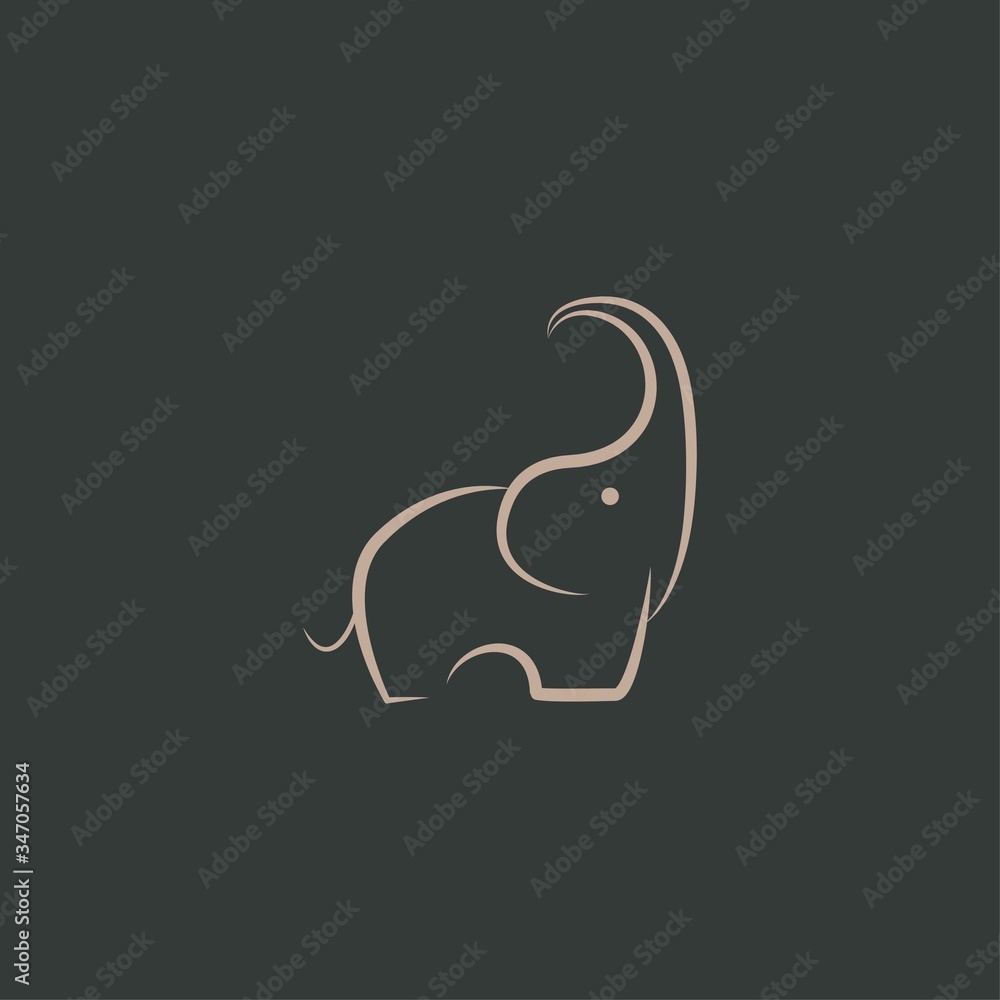 Elephant Logo Design with modern concept Elephant Logo Design with modern concept