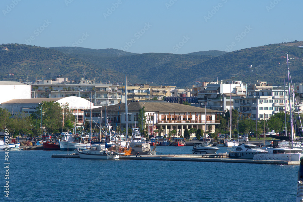 the commercial port of Volos, Greece 8/6/2020 the commercial port of Volos, Greece 8/6/2020