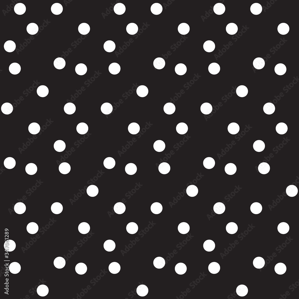 Black white polka randomly dots seamless pattern Black white polka randomly dots seamless pattern