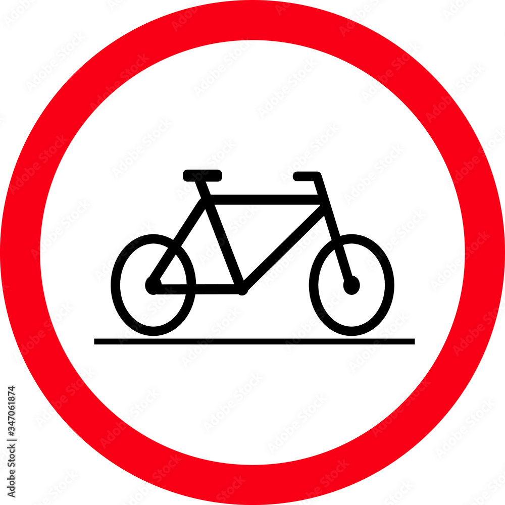 Bicycle sign, symbol, Vector illustration Bicycle sign, symbol, Vector illustration